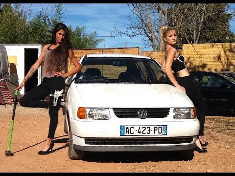Axelle and Doriane revving the Polo