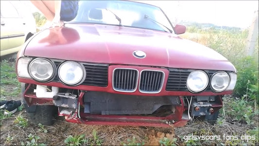 Tina Vs Red BMW